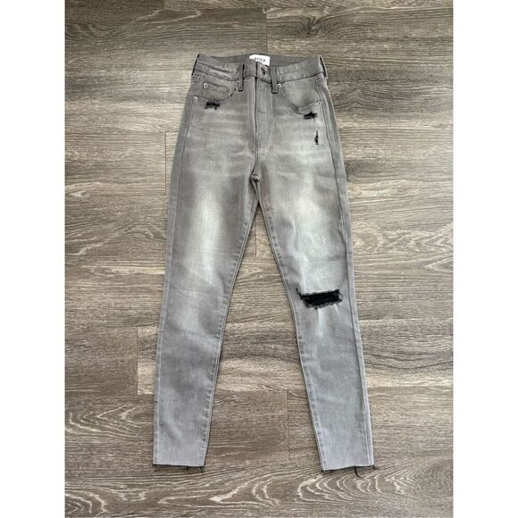 NWT Pistola Denim Washed Gray Aline High Rise Skinny Jean Size 26 - Picture 1 of 4